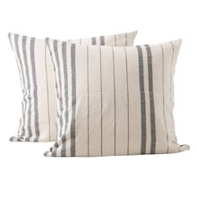 Zabrie Yarn-Dyed Cotton Jacquard European Pillowcases (Set of 2)